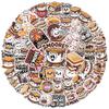 100PCS Funny SMores Stickers  Cute Vinyl Decals Featuring Marshmallow, Chocolate, and Campfire Designs for Laptop, Water Bottle, Scrapbook, and Camping Lovers view 1