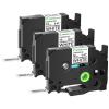 GREENCYCLE Replacement for Brother P Touch Label Tape TZe-231 12mm 0.47" Laminated White Compatible with Brother P-Touch TZ-231 TZe TZ 1/2 inch Black on White Label Tape for PT-D200 D210 H110, 3PK view 1