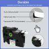 GREENCYCLE Replacement for Brother P Touch Label Tape TZe-231 12mm 0.47" Laminated White Compatible with Brother P-Touch TZ-231 TZe TZ 1/2 inch Black on White Label Tape for PT-D200 D210 H110, 3PK view 2