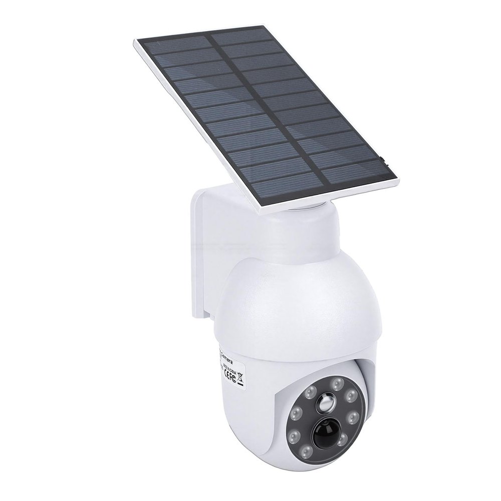 SENECESLI Solar Security Light with Solar Panel, 540LM Motion Sensor Outdoor, IP64 Water Proof, Simulation Camera LED Light for Yard, Backyards, Sheds, Driveways, Back Doors