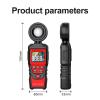 Light Meter, Digital Light Meter 100000 LUX Photometer Luxmeter Professional Lux FC Test Meter LED High Accuracy Illuminometer(620) view 2