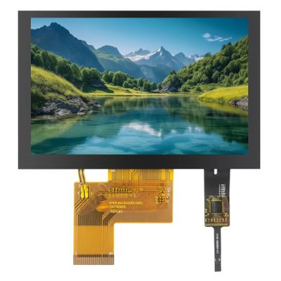 5''Inch TFT LCD Display Module 800 * 480 RGB IPS 40Pin 3.3V ILITTEK Driver 500 Illumination Capacitive Touch Screen