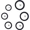 KIRAMA Smart Health Ring for Women Men Fitness Tracker with Heart Rate, Support Sleep Monitoring and Exercise Recording, IP68 Waterproof for iOS and Android, No APP FeeUltra-Thin Design (Gold, 16) view 1