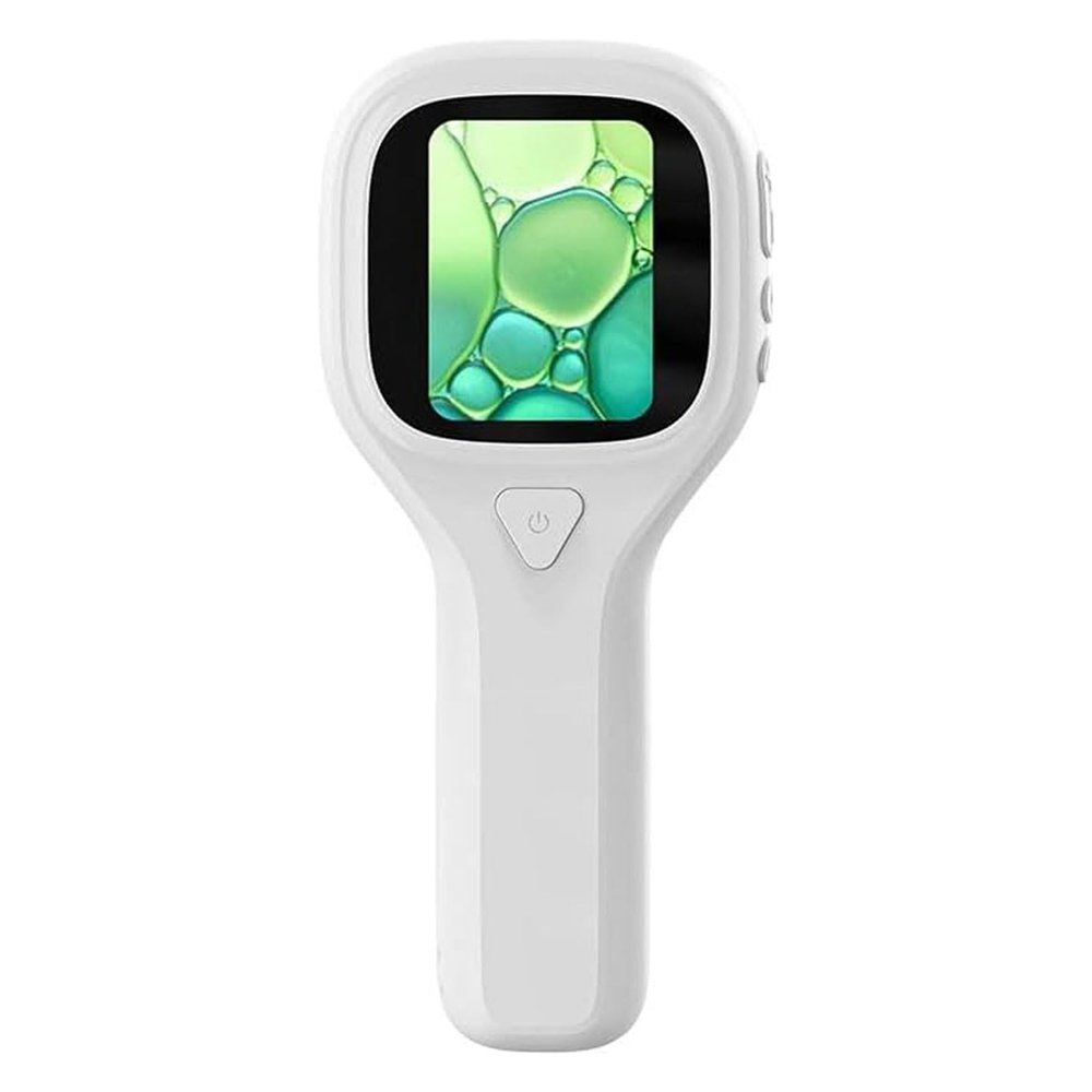 2 Inch LCD Display Handheld Digital Microscope with 500X Magnification Adjustable LED Lighting for Coin Jewelry Inspection Plant Hair Analysis Microscope