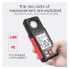 Light Meter, Digital Luxmeter 200000 Lux FC Lightmeter Illuminance Meter Tester with Ambient Humidity and Temperature Meter view 4