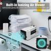 Electric Film Anti-Static Dust Remover,Electrostatic Film Dust Cleaner with Filter Fan,135/120/4x5 Negative Cleaning Brush,Adjustable Pressure Darkroom Cleaning Equipment(White) view 4