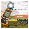 Light Meter, Digital Lux Meter Luxometer 200000Lux 180 Degree Rotatable Probe Light Meter High-Precision Photography Photometer view 2