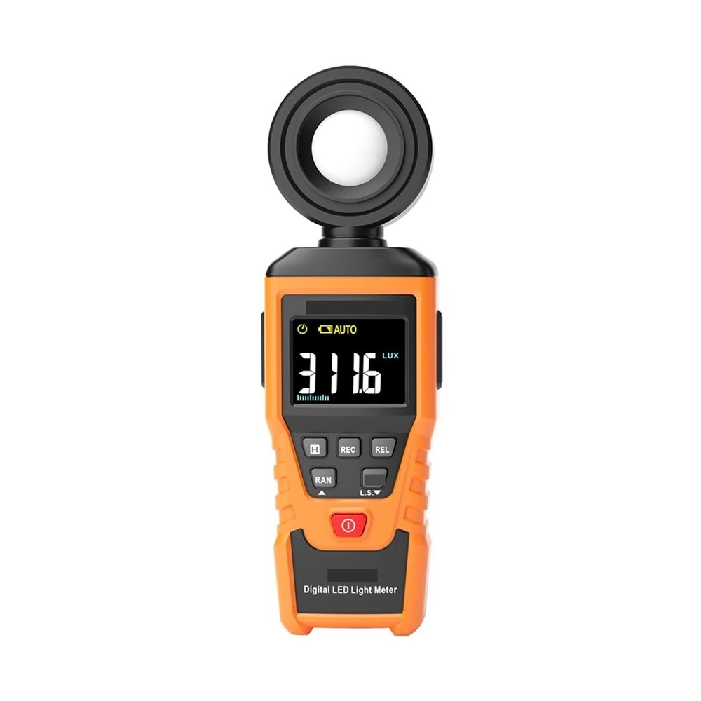 Light Meter, Digital Lux Light Meter, Lumenmeter Lux/FC Meters Luminometer Professional Illuminometer MAX/MIN/Data Hold/LCD.