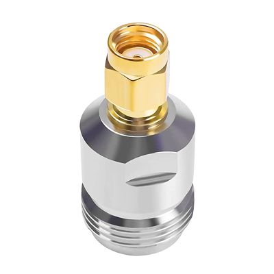 KRYTJACZ N Female to SMA Male Connector Coax Coaxial Adapter Pure Copper Plug 50ohm N Type Female to SMA Male Plug Coaxial Adapter Connector