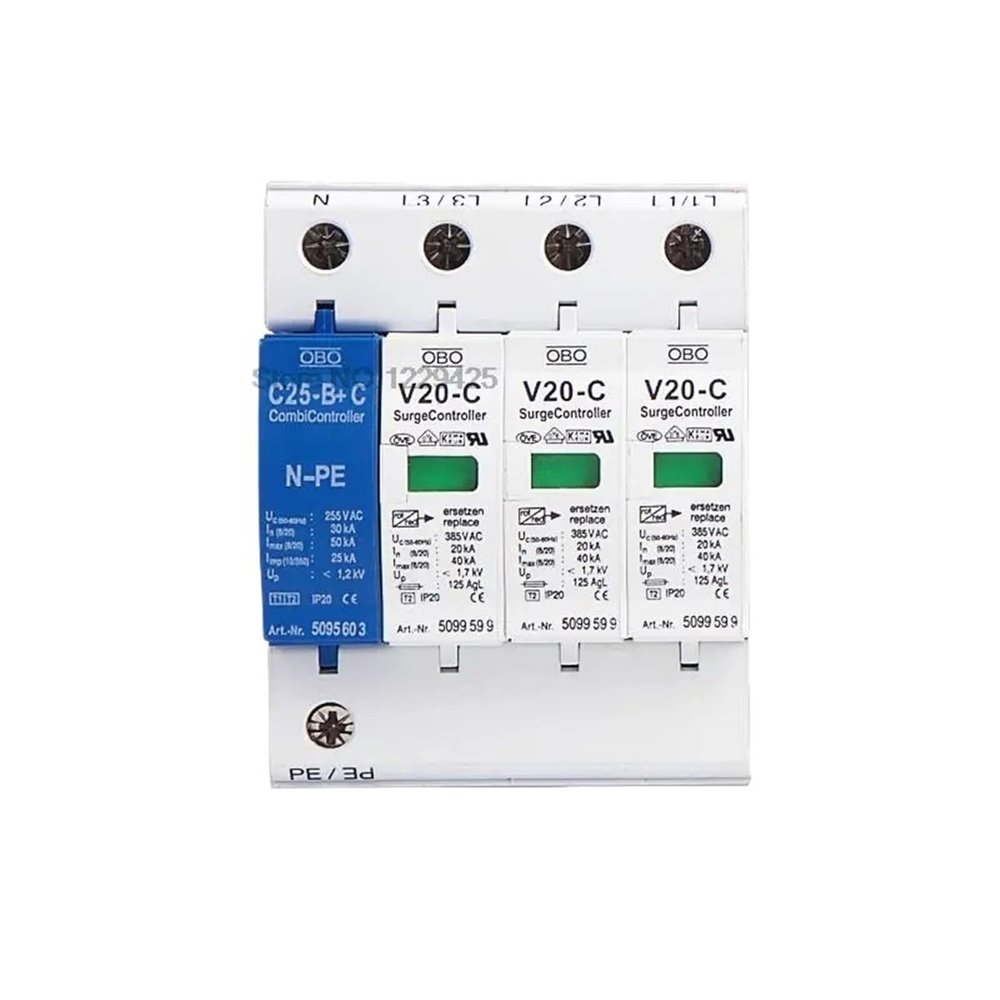 20KA-40KA V20-C/3+NPE Surge Arrester ~385V AC