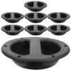 OATIPHO 8pcs Recessed Speaker Handles Replacement Pulls Abs Heavy Duty Speaker Handle Set Black 146x38mm for Portable Audio Equipment Repair and Cabinet Use view 1