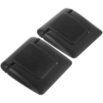 Alipis 2pcs Adjustable Laptop Stand Bracket for Notebook and Computer, Portable Foldable Plastic Laptop Riser for Home and Office Use, Black