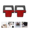 Alipis 2pcs Adjustable Laptop Stand Bracket for Notebook and Computer, Portable Foldable Plastic Laptop Riser for Home and Office Use, Black view 4