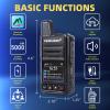 TIDRADIO TD-M15 Rapid Global Walkie Talkies 5000 Mile Long Range Poc radios, 4G LTE Unlimited Range PTT Two Way Radios for Family, Logistics, Company, Construction Site with Sim Card 10 Pack view 3