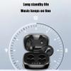 Clip On Bluetooth Earpieces with Bones Conduction LED Display 36 Hour Endurances Fast Links for Music and Calls view 4