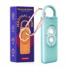 Halo-Siren Alarm, HaloSiren Personal Safety Alarm - Travel Safe Alarm with 130db Loud and LED Strobe Light, Safety Keychain Compatible with Bags, Keys, Backpacks (Green) view 1