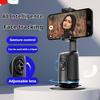Ai-Powered Fully Automatic Tracking Phone Gimbal, Smart 360 Auto Face Tracking with Remote & Gesture Control, Adjustable Angle & Anti-Shake Rechargeable for Live Record No App (Pink) view 2