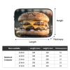 15 Inch Portable And Shockproof Laptop Bag With Unique Beef Burgers Print, For Work, University, And Commuting view 4