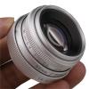 Compatible for Sony E 35mm F1.6 APS-C Manual Focus Lens with Adapter Ring for Micro 4/3 E A6600 6500 EOS-M M50(1) view 3