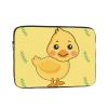12 Inch Portable And Shockproof Laptop Bag With Unique Cartoon Duck Print, For Work, University, And Commuting view 1