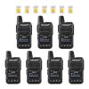 TIDRADIO M15 Rapid Global Walkie Talkies 5000 Mile Long Range Poc radios, 4G LTE Unlimited Range Nationwide PTT Two Way Radios for Family, Logistics, Company, Construction Site with Sim Card (7Pack) view 1