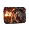 10 Inch Portable And Shockproof Laptop Bag With Unique Kitten Open Mouth Print, For Work, University, And Commuting view 1
