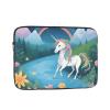 10 Inch Shockproof Laptop Bag, Full Width Running Unicorns Print Handbag Suitable For Business And Daily Use view 1