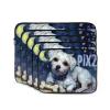 12 Inch Portable And Shockproof Laptop Bag With Unique White Puppy Print, For Work, University, And Commuting view 2