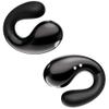 Boytond Ultra Open Ear Earbuds - Ergonomic Clip-On Earbuds, Bone Conduction Over-The-Ear Headphones with Waterproof Design and Secure Fit for Small Ears, Night Black view 1