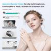 Boytond Ultra Open Ear Earbuds - Ergonomic Clip-On Earbuds, Bone Conduction Over-The-Ear Headphones with Waterproof Design and Secure Fit for Small Ears, Night Black view 4
