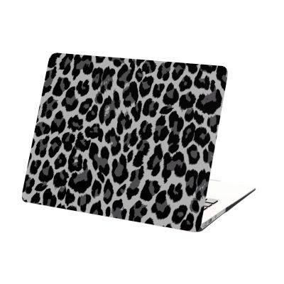 HLAAJJX Compatible with MacBook 12 inch Retina Case 2017 2016 2015 Release A1534,Crystal Anti-Crack Plastic Laptop Hard Shell Protective Case,Gray Leopard Print