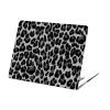 HLAAJJX Compatible with MacBook 12 inch Retina Case 2017 2016 2015 Release A1534,Crystal Anti-Crack Plastic Laptop Hard Shell Protective Case,Gray Leopard Print view 1