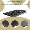 HLAAJJX Compatible with MacBook 12 inch Retina Case 2017 2016 2015 Release A1534,Crystal Anti-Crack Plastic Laptop Hard Shell Protective Case,Gray Leopard Print view 2