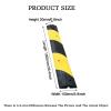 QYQCXGL 100Cm Speed Bump, Cable Ramp Hose Protector Ramp, for Asphalt Concrete Gravel Driveway Indoor Outdoor view 2