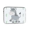 15 Inch Portable And Shockproof Laptop Bag With Unique Smiling Donkey Print, For Work, University, And Commuting view 1