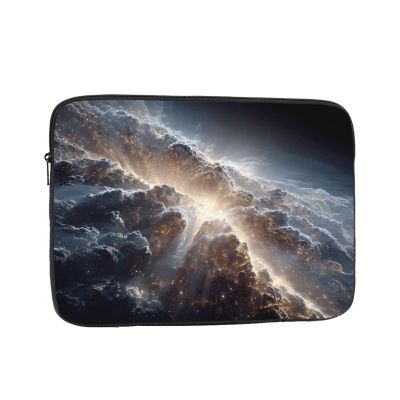 10 Inch Portable And Shockproof Laptop Bag With Unique Nebula Journey Print, For Work, University, And Commuting