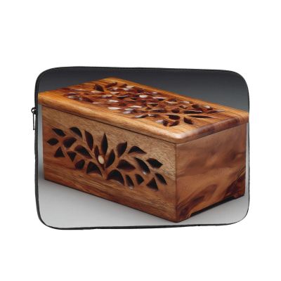 12 Inch Portable And Shockproof Laptop Bag With Unique Pattern Box Print, For Work, University, And Commuting
