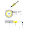 1000ft(305m) Outdoor Armored Fiber Optic Cable ST to ST 10 Strands Single Mode with Fiber Tactical Cable Reel view 3