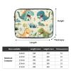 13 Inch Portable And Shockproof Laptop Bag With Unique Cute Little Baby Dinosaur Print, For Work, University, And Commuting view 4