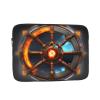 10 Inch Portable And Shockproof Laptop Bag With Unique Yin Yang Shield Print, For Work, University, And Commuting view 1