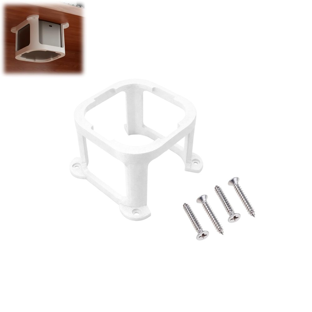 Under Desk Dock Mount for HP USB-C Thunderbolt G2/G4 Bracket, Under Desk Dock Holder, Space Saving Docking Station Mount (White)