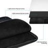 15 Inch Portable And Shockproof Laptop Bag With Unique Black Mystery Print, For Work, University, And Commuting view 3