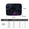 15 Inch Portable And Shockproof Laptop Bag With Unique Black Mystery Print, For Work, University, And Commuting view 4