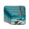 10 Inch Shockproof Laptop Bag, Full Width Fish In The Deep Sea Print Handbag Suitable For Business And Daily Use view 2