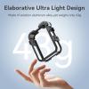 Aluminum Alloy Quick Release Protective Frame for DJI Osmo 360, Anti-Drop Anti-Impact Mount, OSMO 360 Cold Shoe Multifunctional Expansion Bezel (Grey) view 2