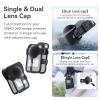 Aluminum Alloy Quick Release Protective Frame for DJI Osmo 360, Anti-Drop Anti-Impact Mount, OSMO 360 Cold Shoe Multifunctional Expansion Bezel (Grey) view 3