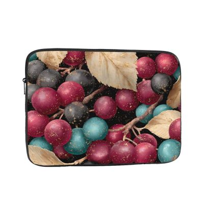 10 Inch Shockproof Laptop Bag, Full Width Fruit Of The Night Print Handbag Suitable For Business And Daily Use
