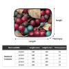 10 Inch Shockproof Laptop Bag, Full Width Fruit Of The Night Print Handbag Suitable For Business And Daily Use view 4
