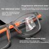 Frameless Smart Zoom Reading Glasses,Ultra Light Anti Blue Presbyopic Glasses,Intelligent Zoom Glassess (Grey, +1.5) view 3