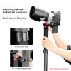 Fabater 61 Inch Camera Monopod, 7 Section Height Adjustable Portable Aluminum Alloy Photography Stick with Wrist Strap, for Action Cameras DSLR Mirrorless view 3